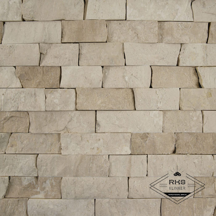 Фасадный камень Полоса - Мрамор Кремовый в Саратове